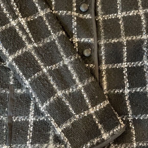 NWT✨ Tahari! Black and white wool blend blazer 🖤🤍 - Picture 5 of 5